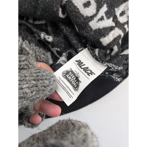 Palace Stella Artois Hood Black/White Towel Size Small Skate Rare Hypebeast